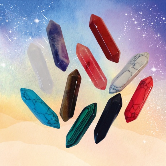 [ 3 FOR $20 ] SMALL CRYSTAL WANDS PACK OF 10 - Picture 6 of 10